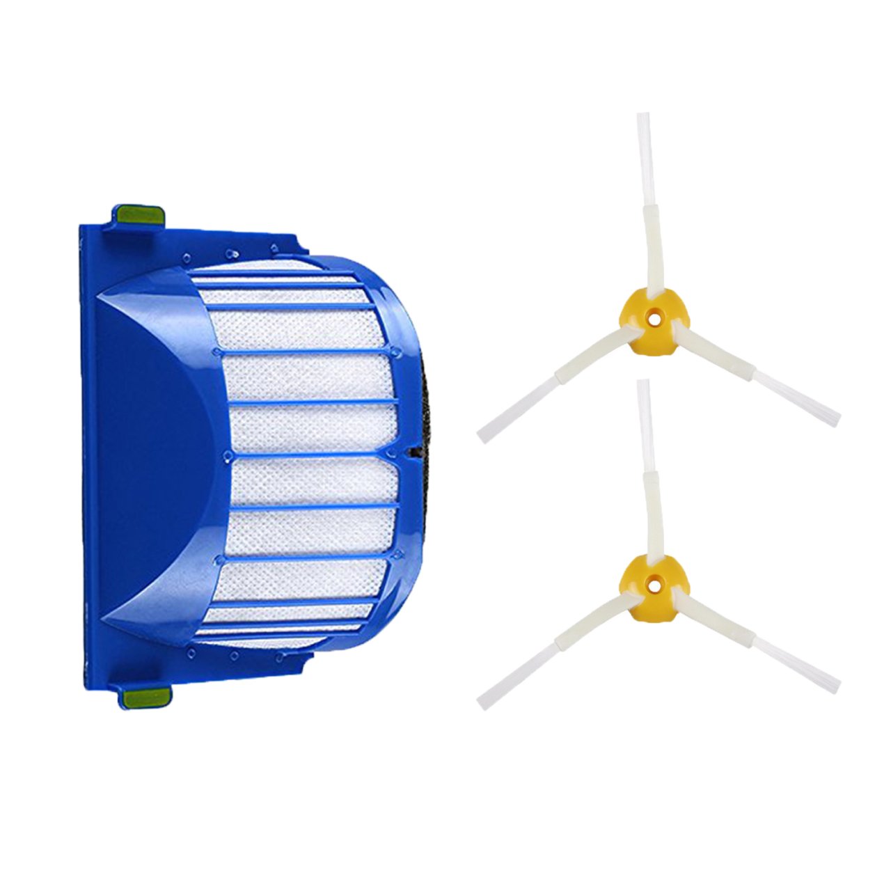i-Robot Roomba 605 606 Uyumlu 3 Parça Yedek Filtre Fırça Seti