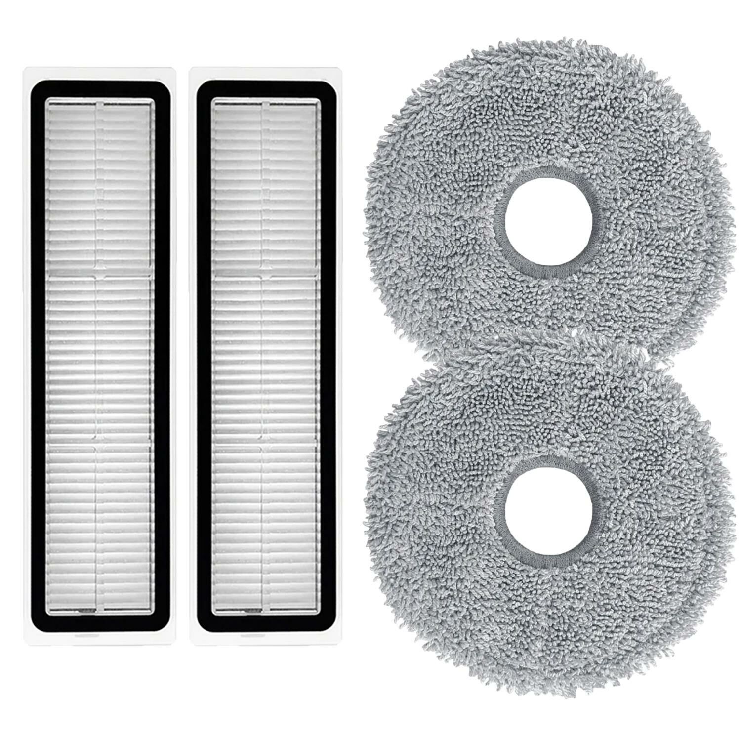 Dreame D10S Pro Siyah Filtre Mop Yedek Set