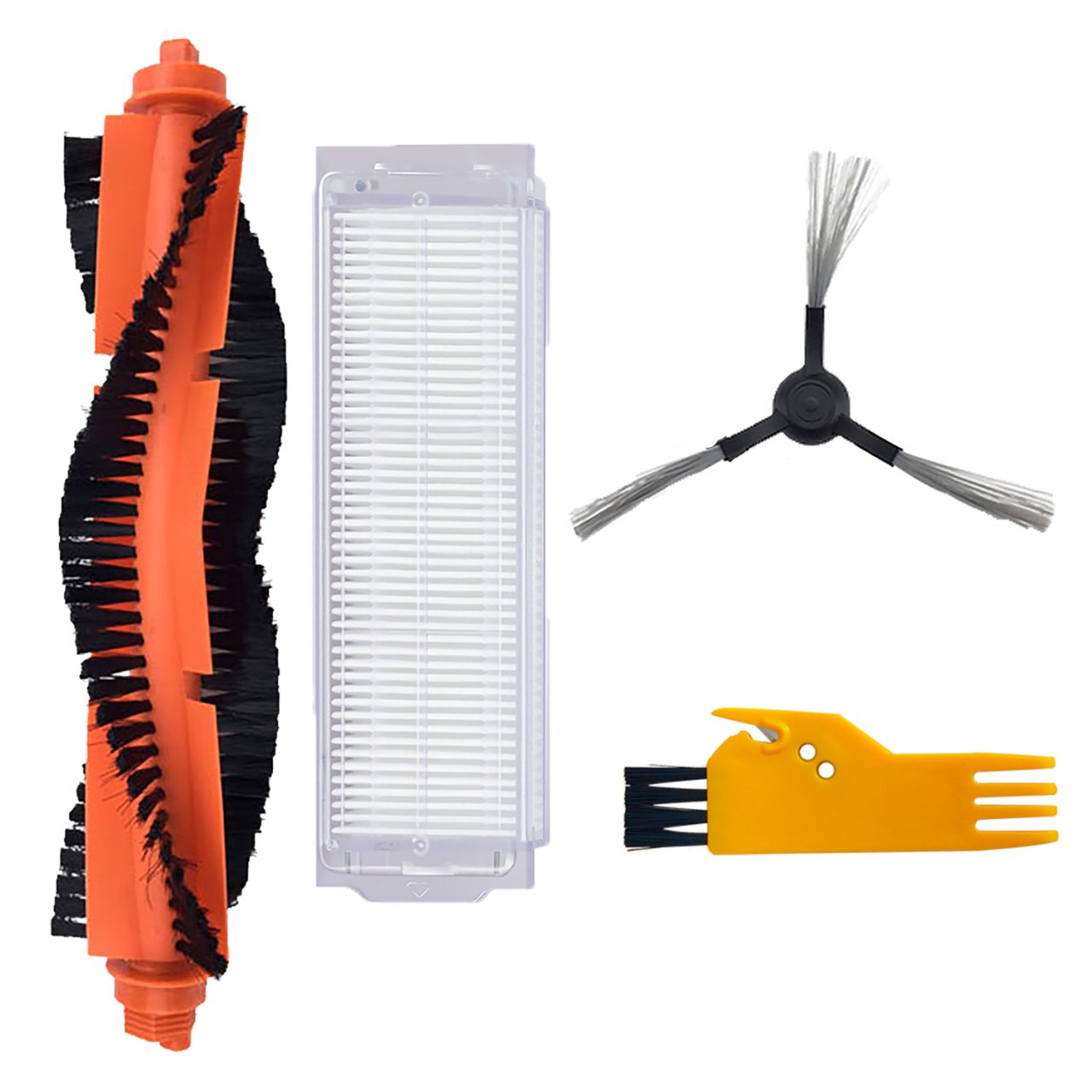 Xiaomi Mop Pro (STYTJ02YM) Uyumlu 4 Parça Yedek Filtre Fırça Seti