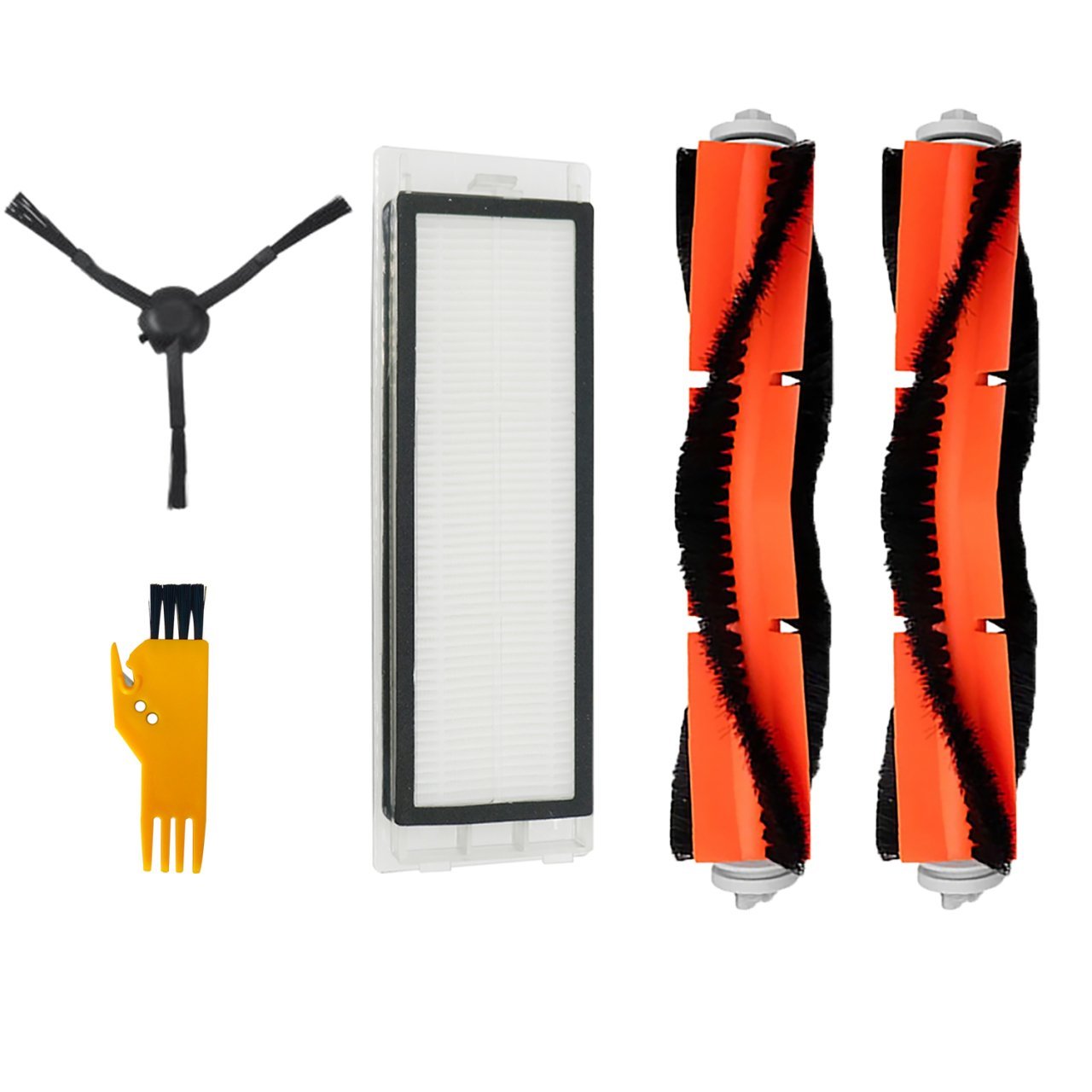 Xiaomi Mop 2 Pro + (STYTJ02ZHM) Uyumlu 5 Parça Yedek Filtre Fırça Seti