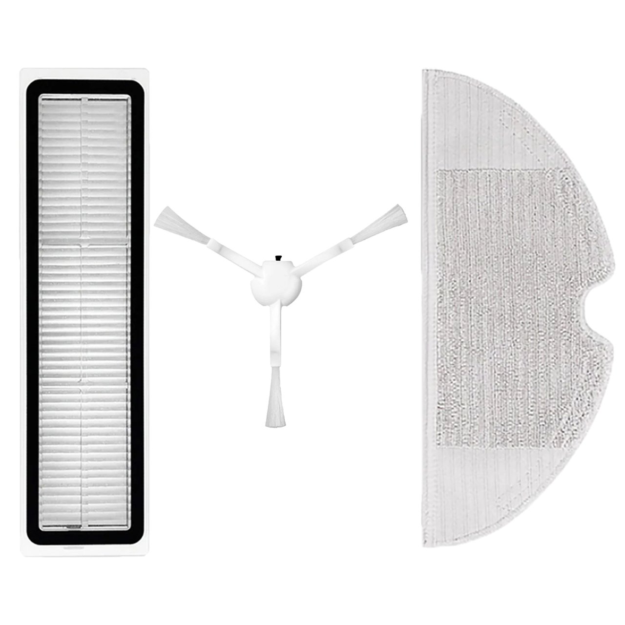 Xiaomi Trouver Finder LDS Uyumlu 3 Parça Yedek Filtre Fırça Seti