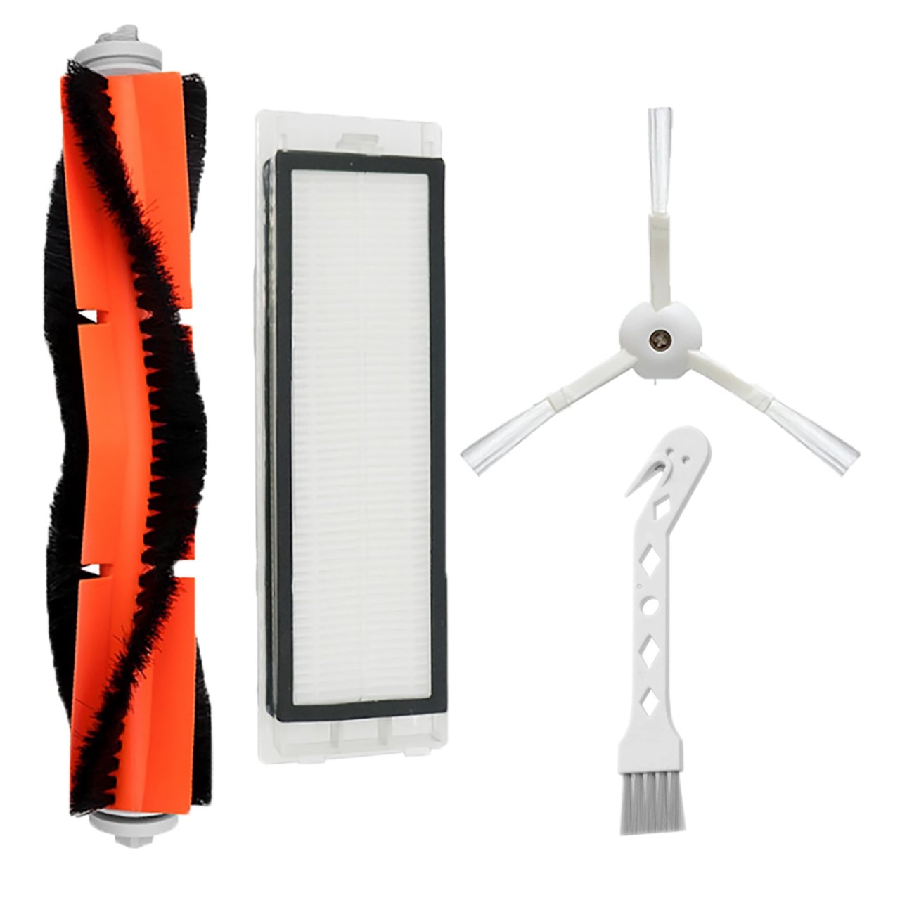 Roborock S50 Uyumlu 4 Parça Yedek Filtre Fırça Seti