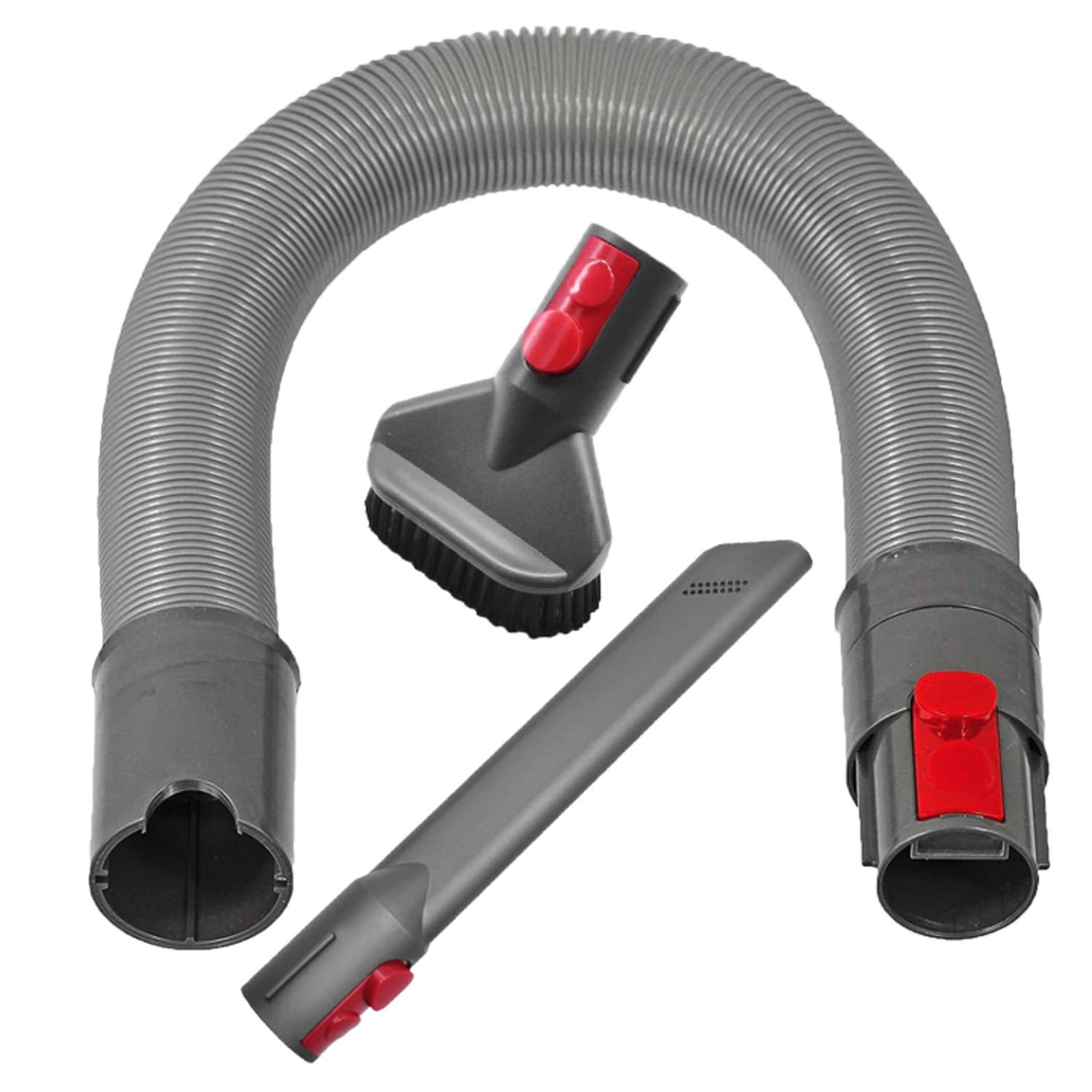 Dyson V8 Uyumlu Temizlik Başlık Seti I Hortum + Uzun Uç + Fırça Uç
