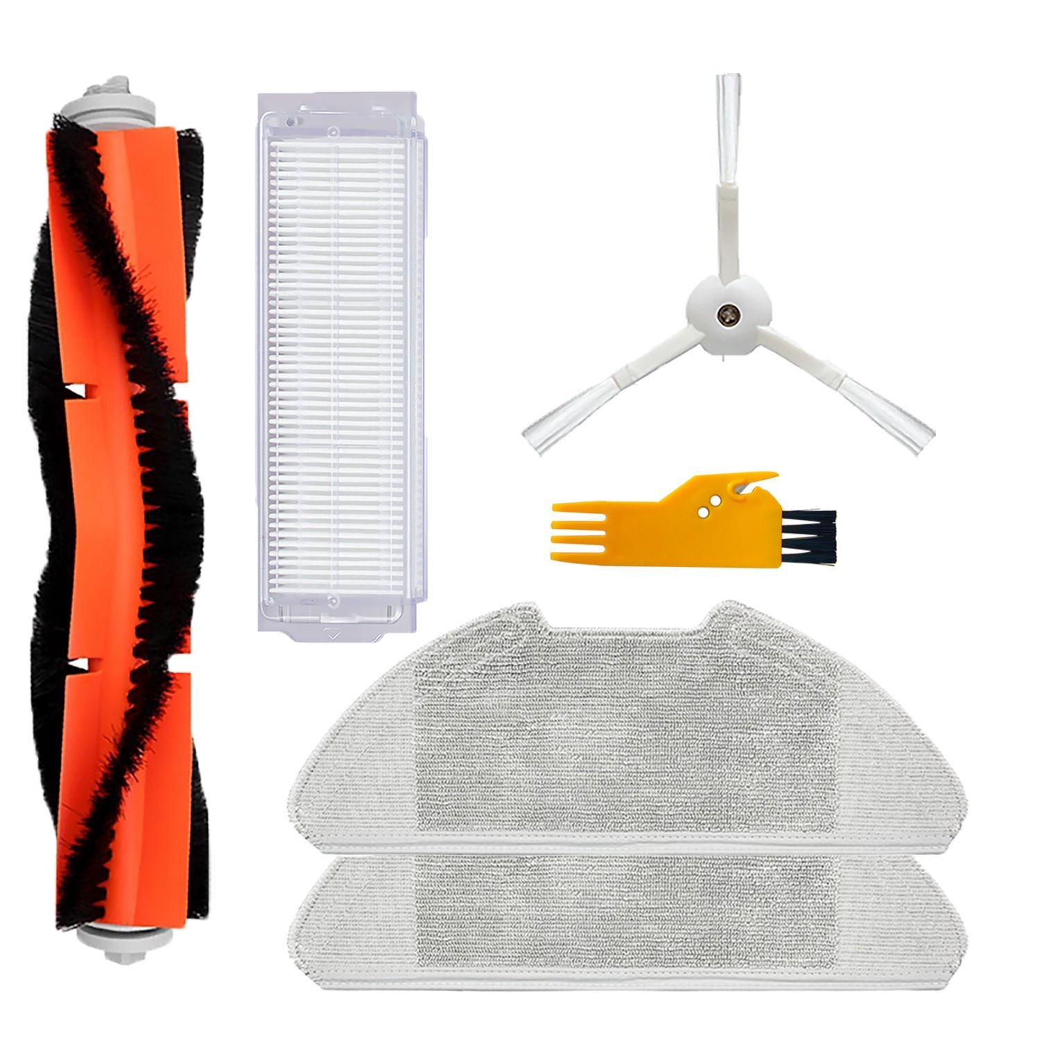 Xiaomi Vacuum Mop 2 (MJST1S) Uyumlu 6 Parça Filtre Fırça Seti
