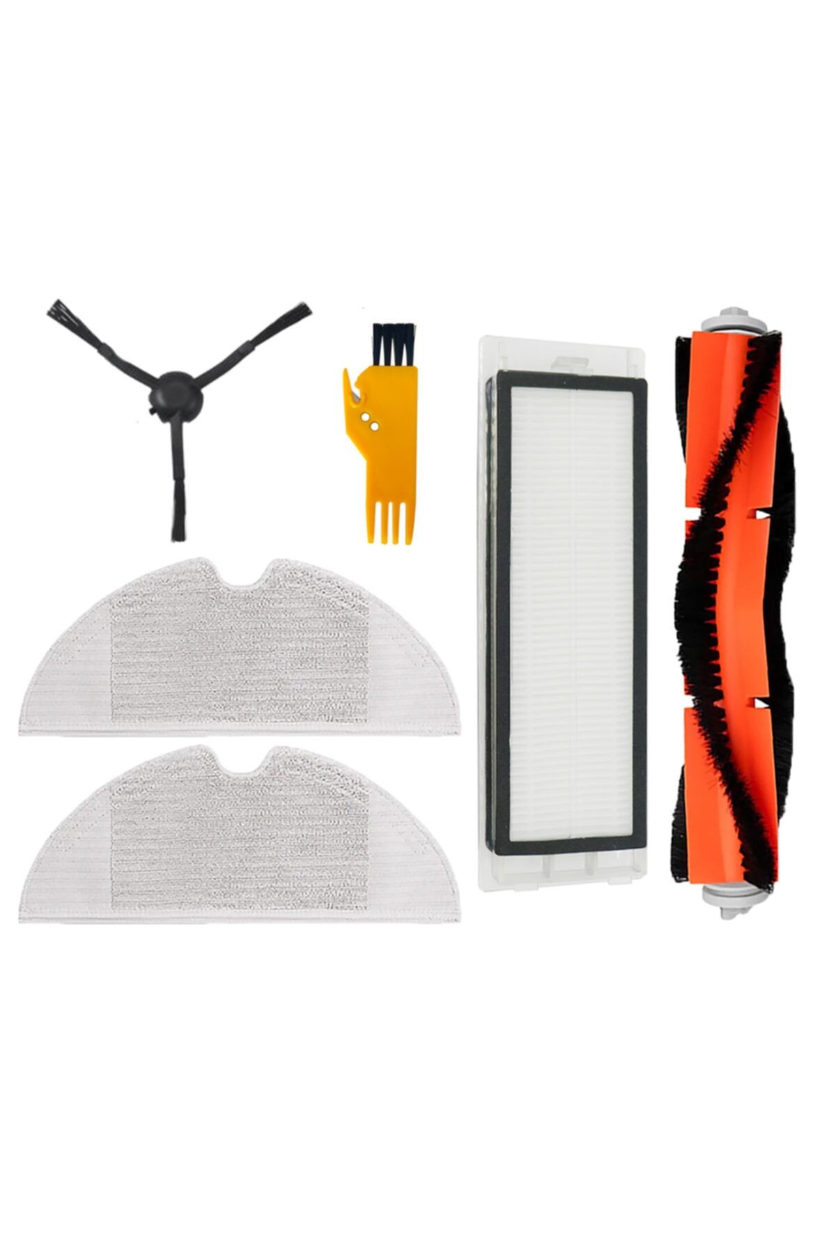 Xiaomi Mop 2 Pro + (stytj02zhm) Uyumlu 6 Parça Yedek Filtre Fırça Seti