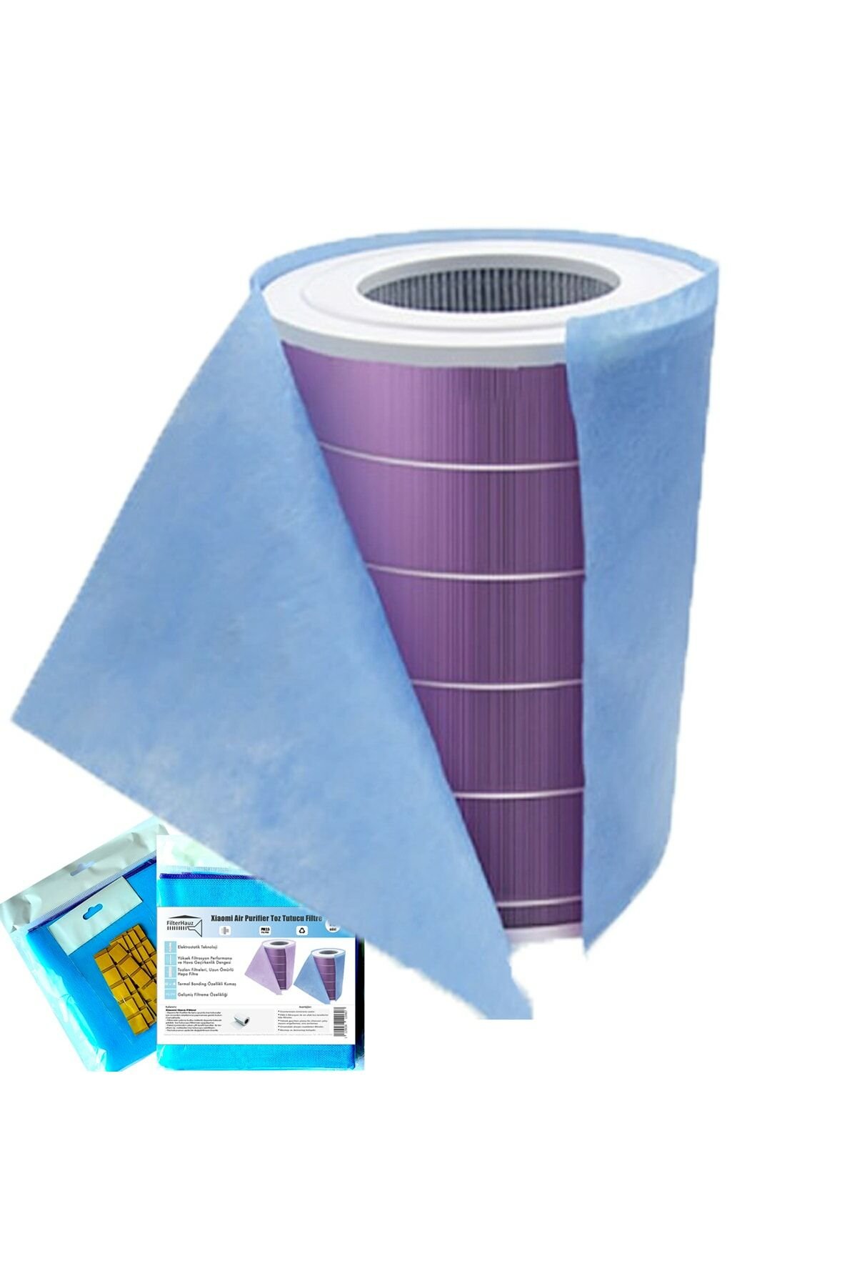 I Xiaomi Air Purifier Için Toz Tutucu Filtre 6 Adet