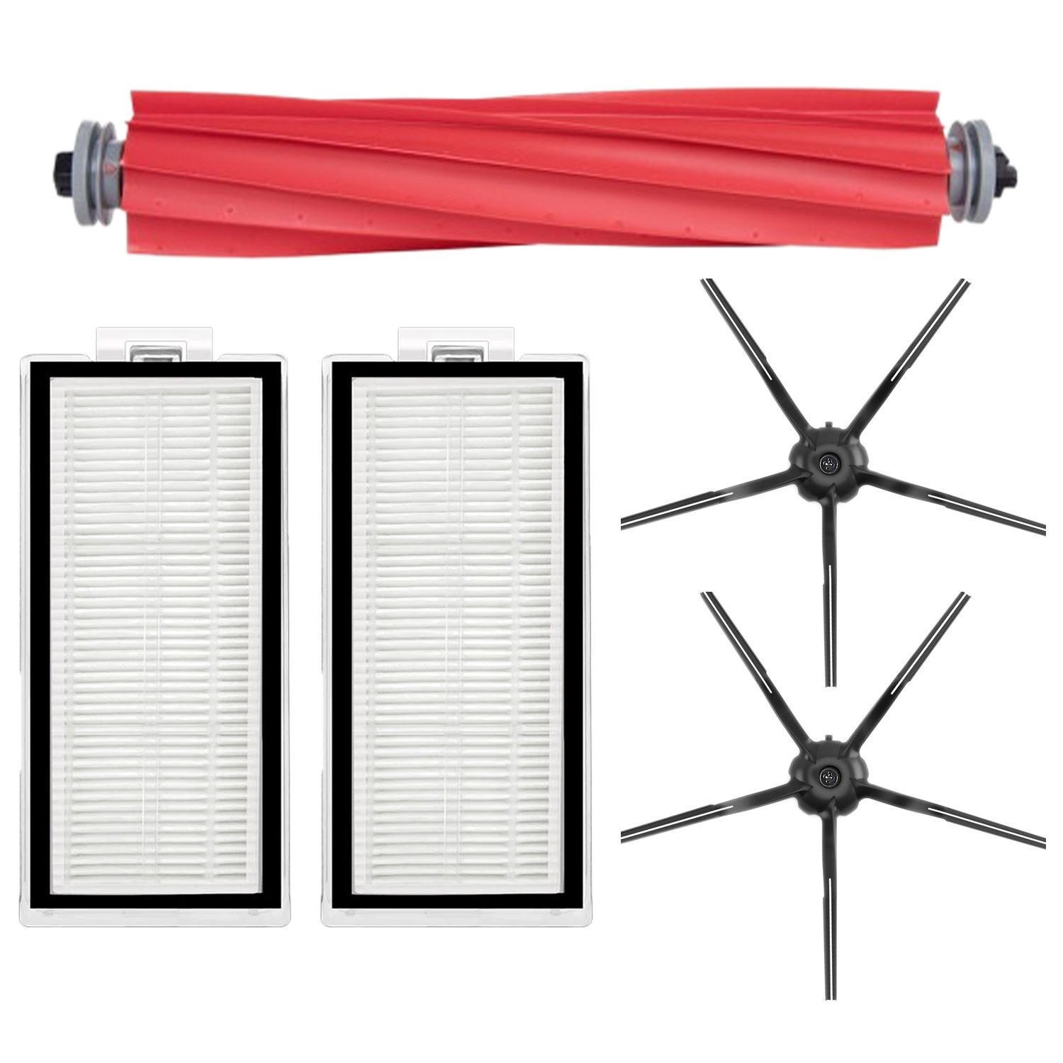 Roborock Q7 Max + T8 Siyah Uyumlu Filtre Seti - Basicset