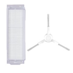 Xiaomi Mop Pro (STYTJ02YM) Uyumlu 2 Parça Yedek Beyaz Filtre Fırça Seti