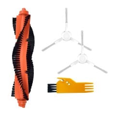 Xiaomi Mop Pro (STYTJ02YM) Uyumlu 4 Parça Yedek Beyaz Filtre Fırça Seti