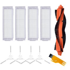 Xiaomi Mop Pro (STYTJ02YM) Uyumlu 10 Parça Yedek Beyaz Filtre Fırça Seti