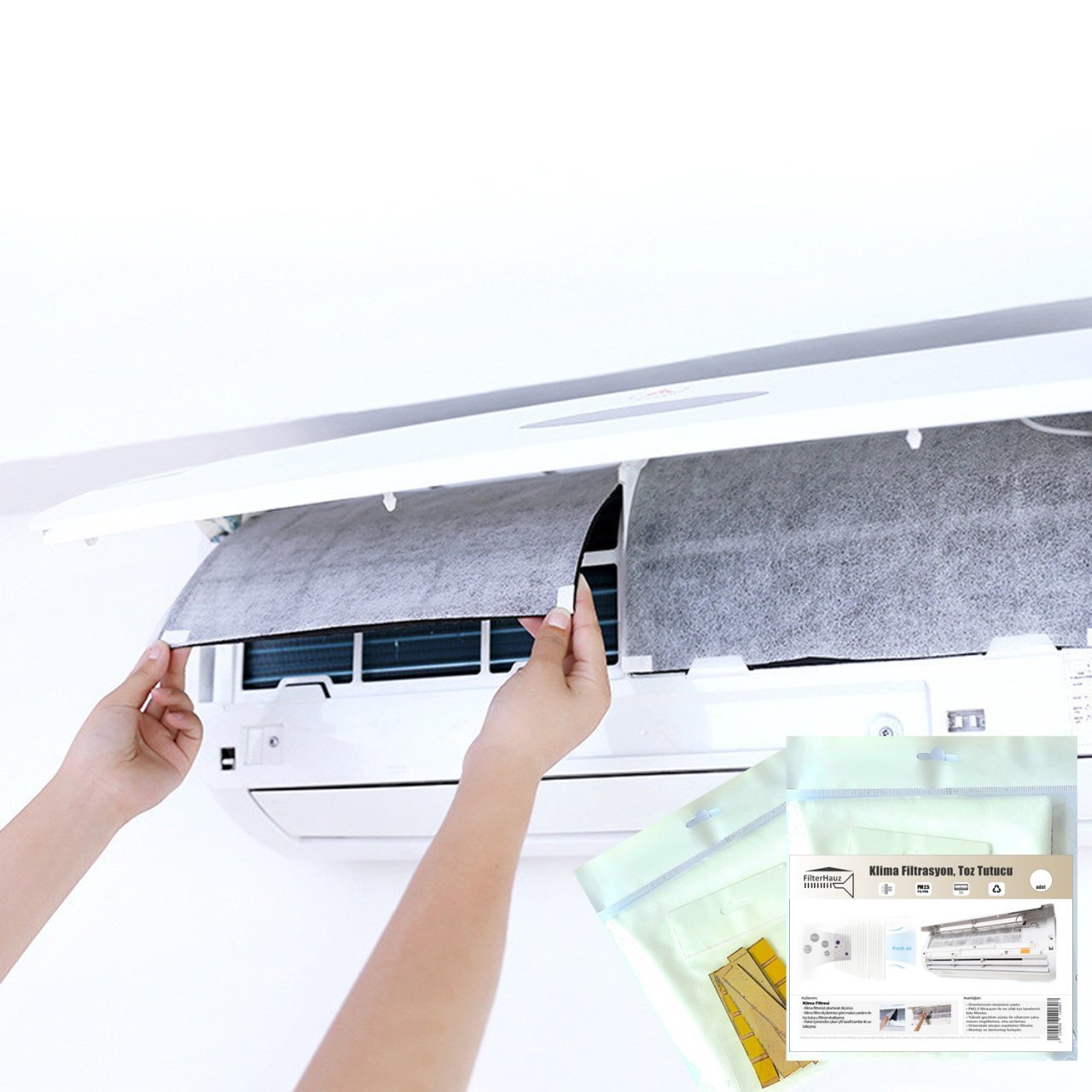 Ev ve Ofis Duvar Tipi Klima Toz Filtresi 14 Adet