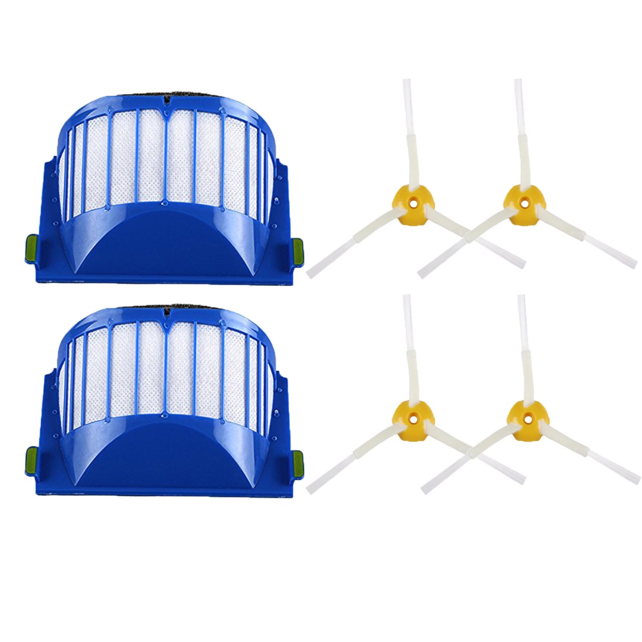 i-Robot Roomba 605 606 Uyumlu 6 Parça Yedek Filtre Fırça Seti