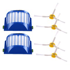 i-Robot Roomba 614 645 650 655 Uyumlu 6 Parça Yedek Filtre Fırça Seti