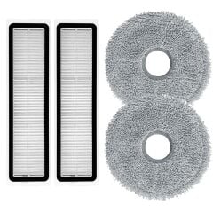 Dreame D10S Pro Siyah Filtre  Mop Yedek Set