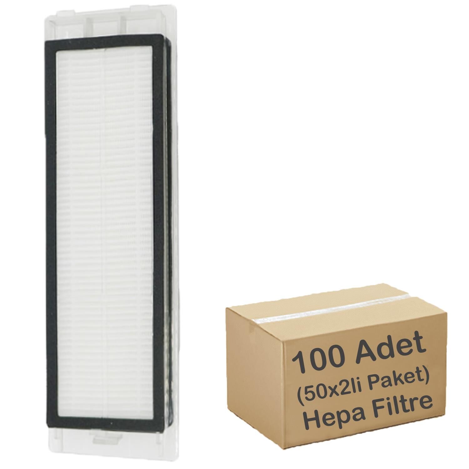1S/S5/S5/S6/Max/Pure  Uyumlu Hepa Filtre ( 100 Adet - 50x2li Kutu )