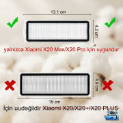 Xiaomi Vacuum 5 ve 5 Pro OV21GL OV31GL OV21CN için 4 Adet Hepa Filtre
