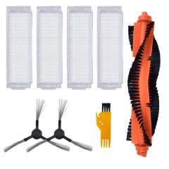 Xiaomi Mop Pro (STYTJ02YM) Uyumlu 8 Parça Yedek Filtre Fırça Seti