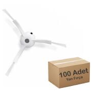 1S/S5/Mop2/Lite/Pro Uyumlu Beyaz Yan Fırça ( 100 Adet - 50x2li Paket )