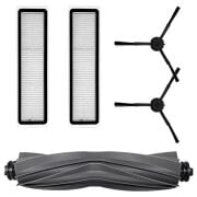 Dreame D9 Max Gen 2 uyumlu Hepa Filtre Yan ve Ana Fırça Seti Yedek set