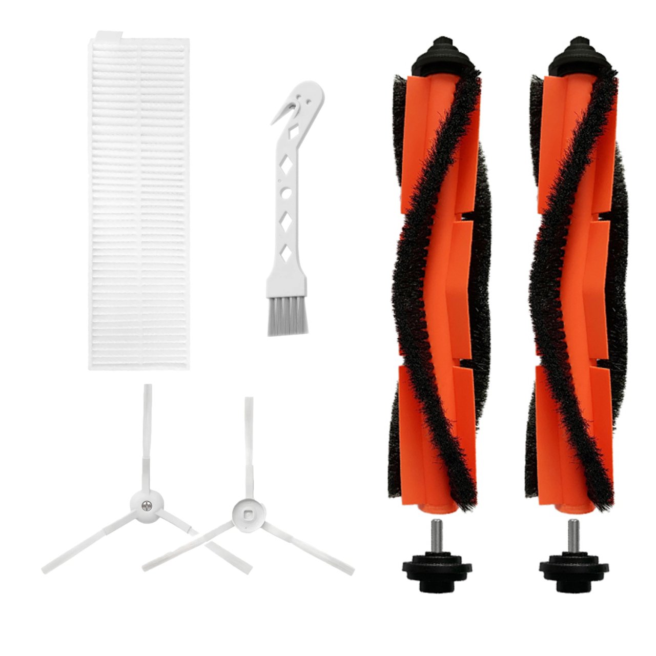 Xiaomi G1 2in1 Essential (MJSTG1) Uyumlu 5 Parça Yedek Filtre Fırça Seti