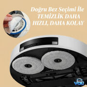 Dreame X40 Pro Ultra RLX82CE modeli uyumlu 1 Yıllık Yedek Parça Seti 17 Parça Avantajlı