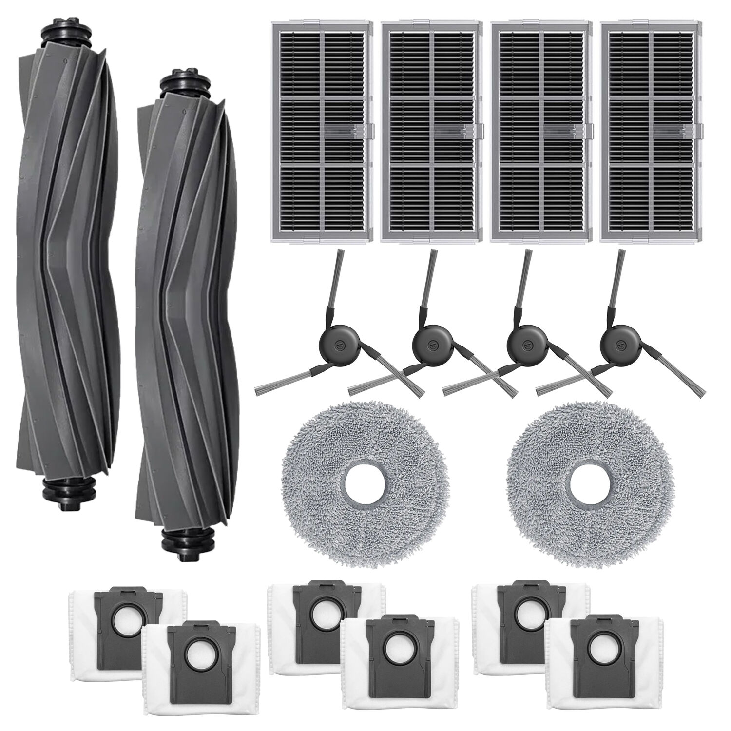 Dreame X40 Ultra L40 Ultra uyumlu 1 Yıllık Yedek Parça Seti Tüm Parçalar 1 Paket