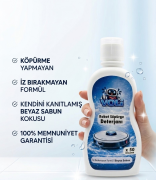 AVANTAJ PAKET Çiçek Bahçesi , Pudra ve Beyaz Sabun Kokulu Robot Süpürge Deterjanı 3 Adet 500 ml Mop Solüsyonu