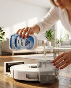 AVANTAJ PAKET Çiçek Bahçesi , Pudra ve Beyaz Sabun Kokulu Robot Süpürge Deterjanı 3 Adet 500 ml Mop Solüsyonu