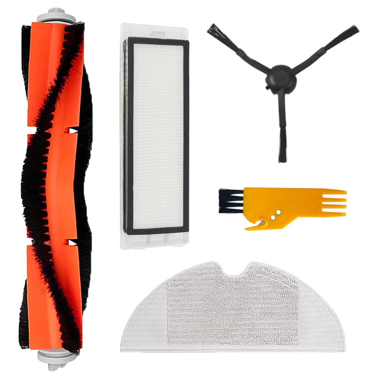 Xiaomi Mop 2 Pro + (STYTJ02ZHM) Uyumlu 4 Parça Yedek Filtre Fırça Seti