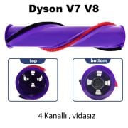 Dyson V7 V8 için Halı Temizleme Fırçası , Başlık için Rulo Fırça