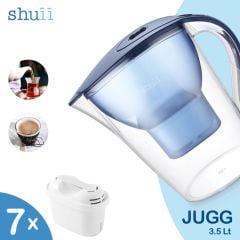 Jugg I Su Arıtma Sürahisi + 7 adet Filtre I Pure+ ve Maxtra+ Filtreleri ile Uyumlu