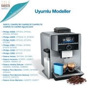 Pure Kafe PH012 - Philips Saeco Aquaclean için 8 Adet Kahve Makinesi Su Filtresi