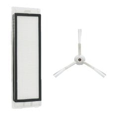 Roborock S50 Uyumlu 2 Parça Yedek Filtre Fırça Seti