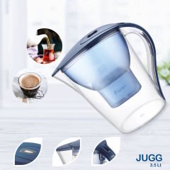 Jugg I Su Arıtma Sürahisi + 5 adet Filtre I Pure+ ve Maxtra+ Filtreleri ile Uyumlu