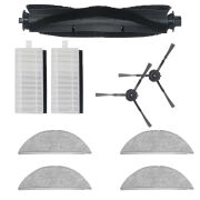 Lydsto R1 Pro HD-STYTJ-W03 için Yedek 1 ana Fırça 2 Yan Fırça 2 hepa Filtre  4 Mop Bezi