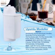 Pure Kafe BS012 -Bosch Siemens için Kahve Makinesi Su Filtresi 4 ADET