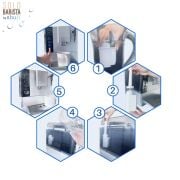 Pure Kafe BS012 -Bosch Siemens için Kahve Makinesi Su Filtresi 10 ADET