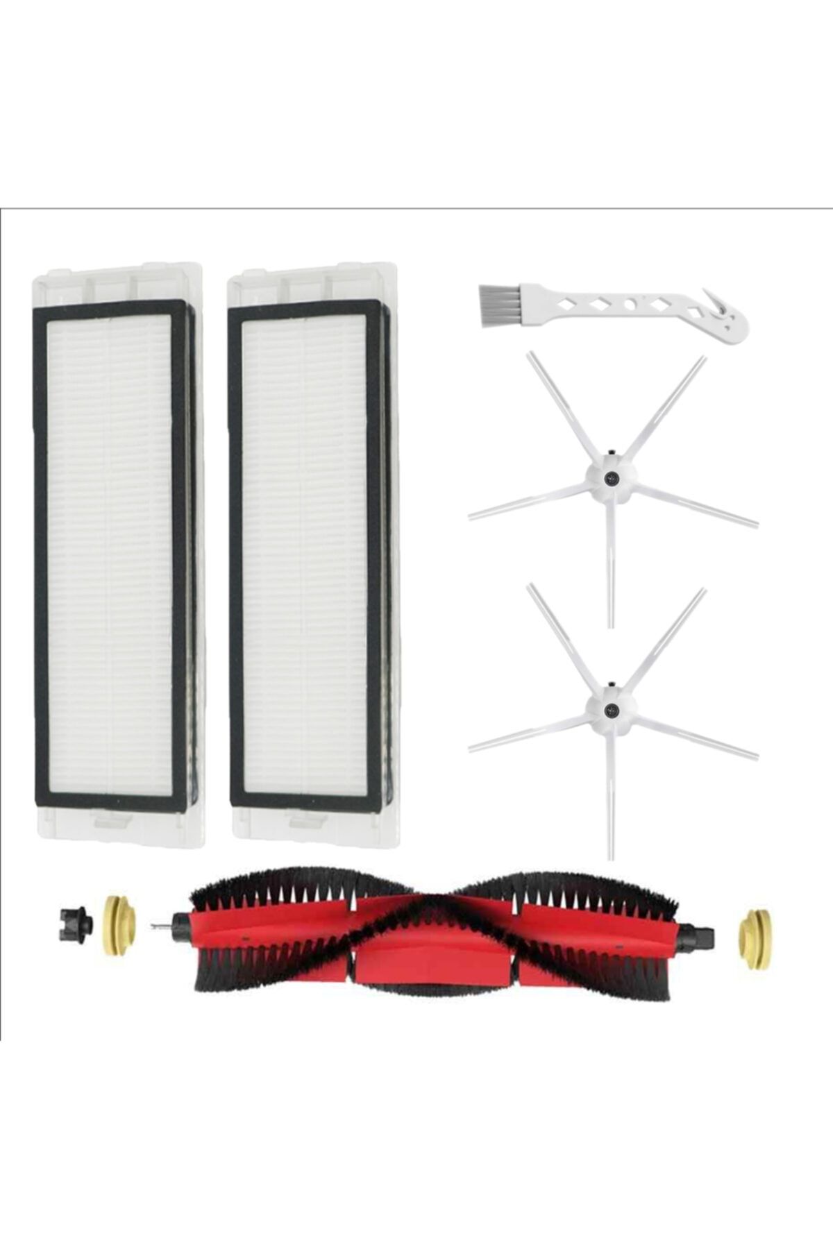 Roborock S6 Pure Uyumlu Robot Cleaner Beyaz Uyumlu Filtre Seti - Basicset