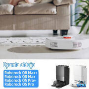 Roborock Q8 Max / Q8 Max Plus (Q8 Max Pro DEĞİL!) için Robot Süpürge Hepa Filtre 2 Adet