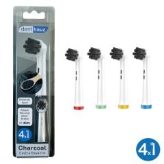 Kombo set Comfy + Charcoal Yumuşak Oral-B Uyumlu Yedek Diş Fırçası Başlıkları