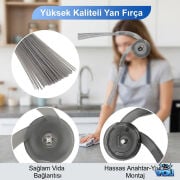 Roborock QRevo L , Q Revo L Pro için Yedek Parça Yan Fırça 2 Adet