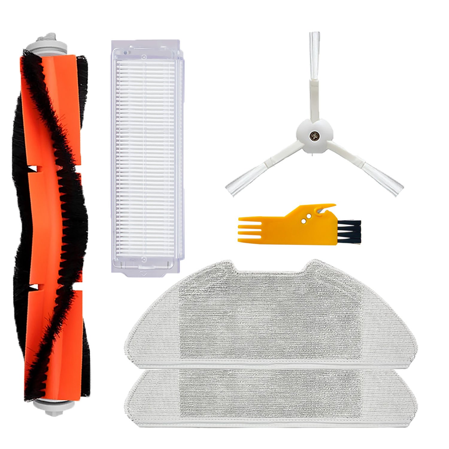Xiaomi Vacuum Mop 2 (MJST1S) Uyumlu 6 Parça Filtre Fırça Seti