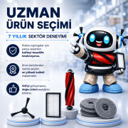 Roborock Q8 Max / Q8 Max Plus (Q8 Max Pro DEĞİL!) Uyumlu 1 Yıllık Yedek Set 20 Parça Avantaj