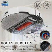 Roborock Q8 Max / Q8 Max Plus (Q8 Max Pro DEĞİL!) Uyumlu 1 Yıllık Yedek Set 20 Parça Avantaj