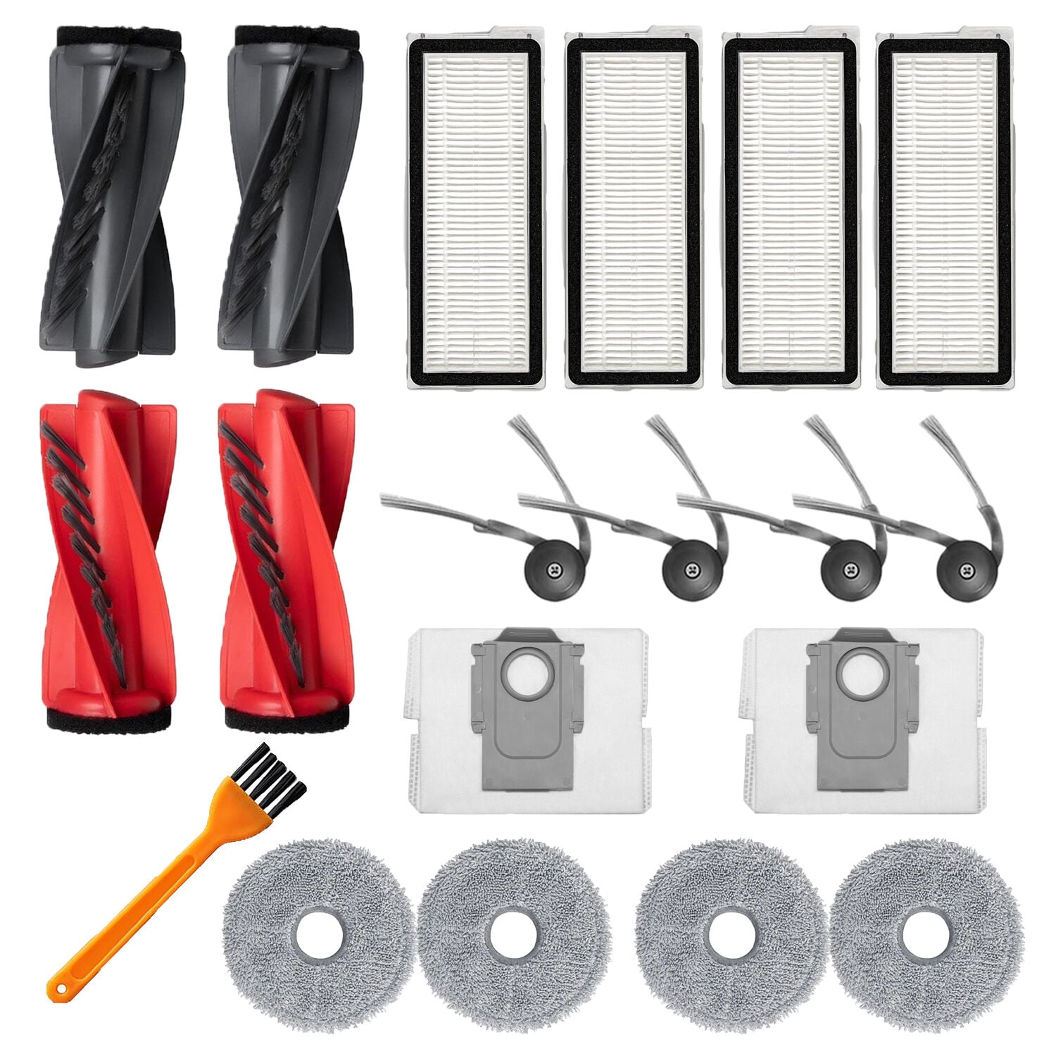 Roborock QRevo Curv , Q Revo C , QREVO C PRO Robot için 1 Yıllık Yenileme Seti Yedekleme Seti