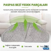 Midea M8+ uyumlu yedek Mop Bezi 2 Adet
