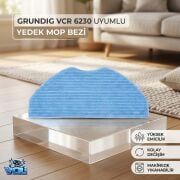 Grundig Vcr 4230 6230 6231 7230 Uyumlu Yedek Mop Bezi 4 adet