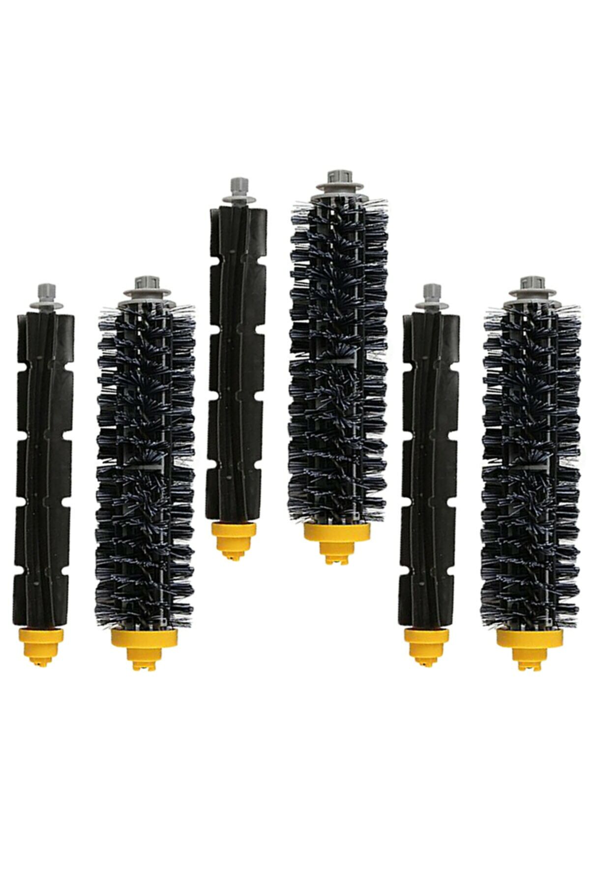 I Robot Roomba 600 Serisi Uyumlu 6 Adet Emici (ana) Fırça Seti