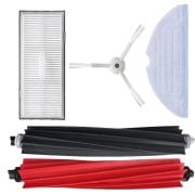Roborock S8 , S8 Plus , S8 Pro Ultra Uyumlu Beyaz Filtre Fırça Mop Yedek Set