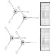 Roborock S8 , S8 Plus , S8 Pro Ultra Uyumlu Beyaz 6 Parça Yedek Set